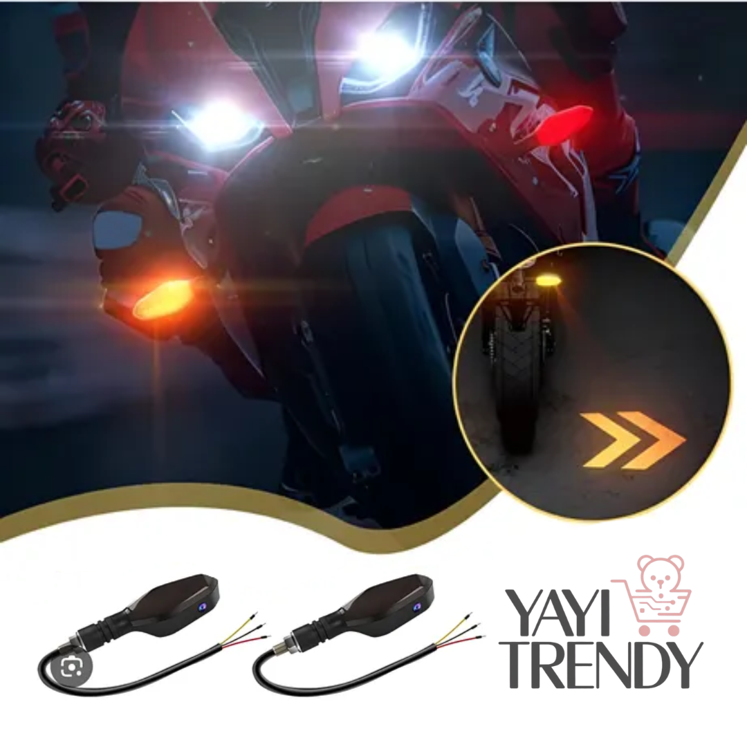 SET DE 2 LUCES DIRECCIONALES CON PROYECCION LED