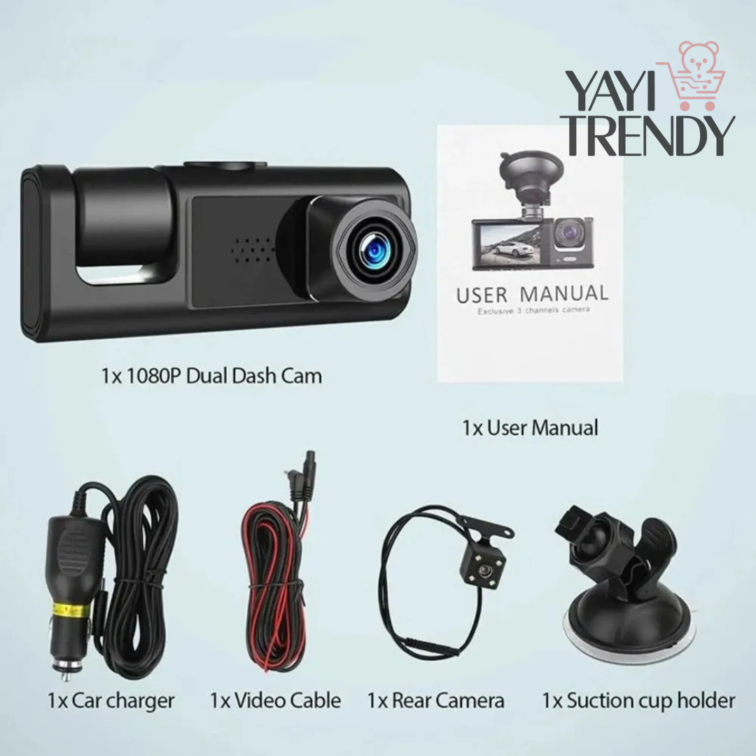 CAMARA MULTIFUNCIONAL 3 EN 1 PARA AUTO