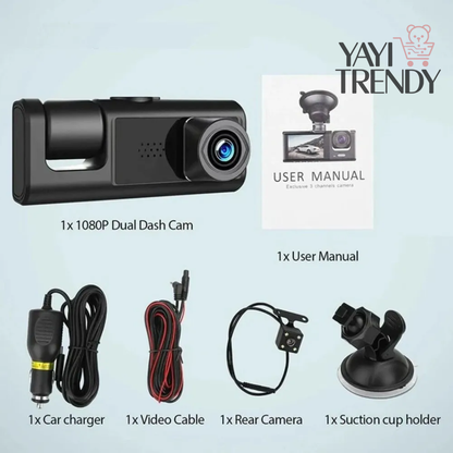 CAMARA MULTIFUNCIONAL 3 EN 1 PARA AUTO