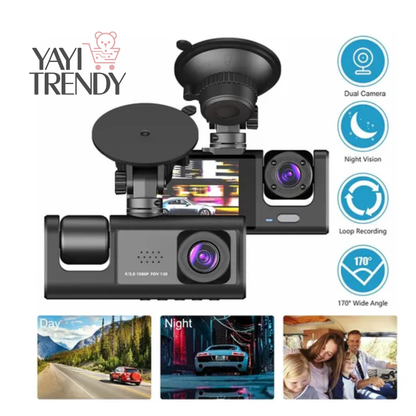 CAMARA MULTIFUNCIONAL 3 EN 1 PARA AUTO