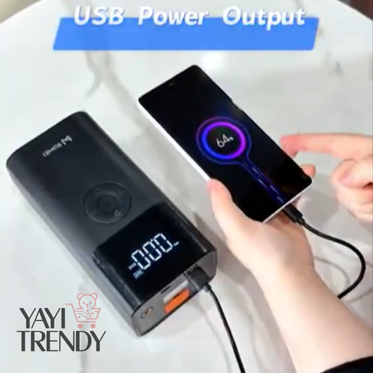 COMPRESOR DE AIRE INTELIGENTE PORTATIL 3 EN 1