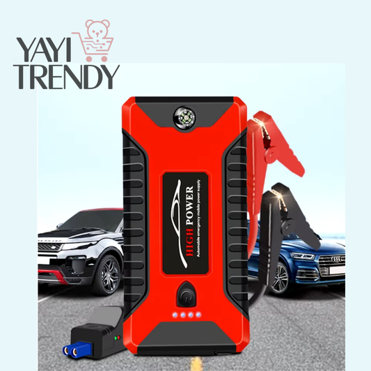 ARRANCADOR DE AUTOS CON INFLADOR DE LLANTAS MULTIFUNCIONAL