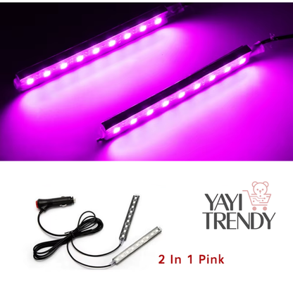 BARRAS LED DECORATIVO PARA PISO INTERIOR DE COCHE